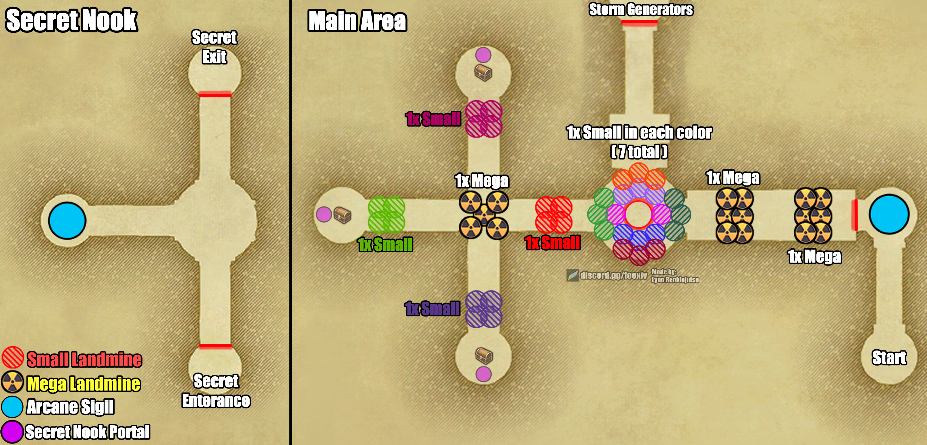 Central Mezzanine Map Overview
